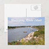 Sunny Canal Briefkaart (Voorkant / Achterkant)