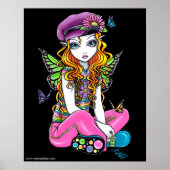 "Sunny" Canded Butterfly Rainbow Fairy Posters (Voorkant)