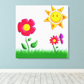SUnny Canvas Print (Insitu (Houten vloer))