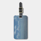 Sunny Caribbean Zee Blue Ocean Bagagelabel (Voorkant verticaal)