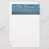 Sunny Caribbean Zee Blue Ocean Briefpapier (Voorkant / Achterkant)