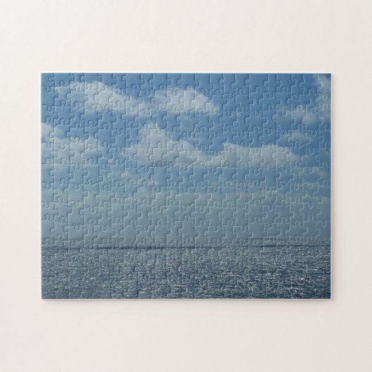 Sunny Caribbean Zee Blue Ocean Legpuzzel (Horizontaal)