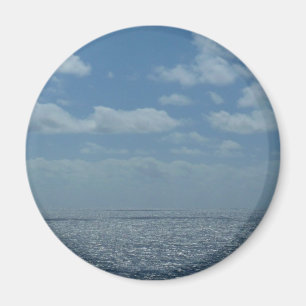 Sunny Caribbean Zee Blue Ocean Magneet