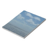 Sunny Caribbean Zee Blue Ocean Notitieblok (Linkerzijde)