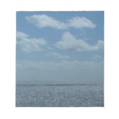 Sunny Caribbean Zee Blue Ocean Notitieblok (Voorkant)