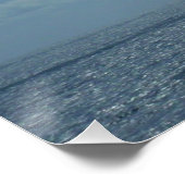Sunny Caribbean Zee Blue Ocean Poster (Hoek)
