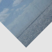 Sunny Caribbean Zee Blue Ocean Tissuepapier (Detail)