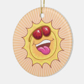 Sunny Cartoon Ceramic Ornament (Links)
