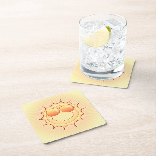 Sunny Cartoon Kartonnen Onderzetters (Insitu)