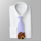 Sunny Chocolate Labradoodle Off-Leash Art™ Stropdas (Gebonden)