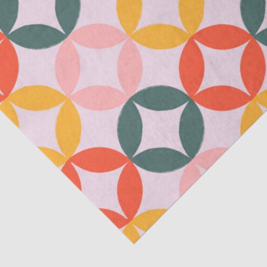 Sunny Circles Tissue Paper Tissuepapier (Detail)