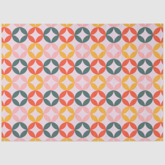 Sunny Circles Tissue Paper Tissuepapier (Voorkant)