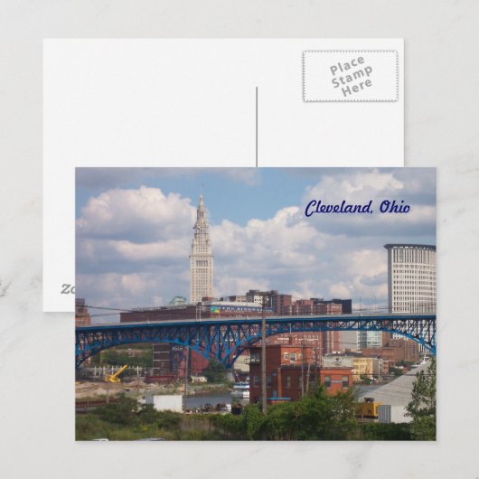 Sunny Cleveland, Briefkaart Ohio (Voorkant / Achterkant)