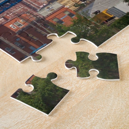 Sunny Cleveland OH Puzzle Legpuzzel (Zijkant)