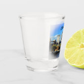 Sunny Cleveland River Skyline Shot Glas (Links)