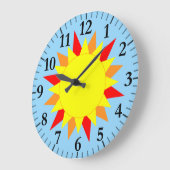 Sunny Clock 2 - Met Uur & Minute Ticks Grote Klok (Hoek)