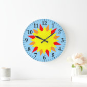 Sunny Clock 2 - Met Uur & Minute Ticks Grote Klok (Huis)