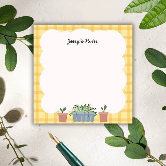 Sunny Cloud Garden - Botanical Greenhouse Post-it® Notes