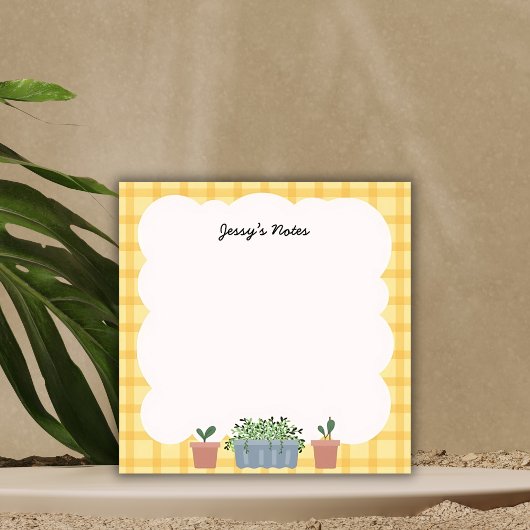 Sunny Cloud Garden - Botanical Greenhouse Post-it® Notes