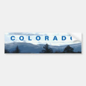 Sunny Colorado Mountain Uitzicht Bumpersticker (Voorkant)