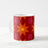 Sunny colorful stars koffiemok (Voorkant links)