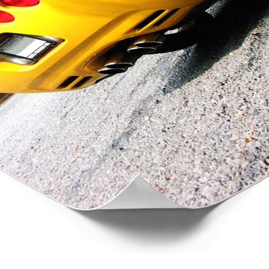 Sunny Corvette Poster (Hoek)