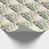 Sunny Cosmos Garden Cadeaupapier (Hoek)