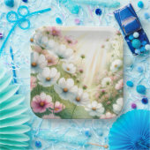 Sunny Cosmos Garden Papieren Bordje (Feest)