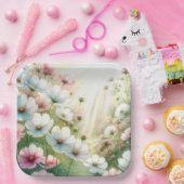 Sunny Cosmos Garden Papieren Bordje (Feest)