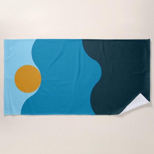 Sunny Cotton Beach Towel Strandlaken (Voorkant)