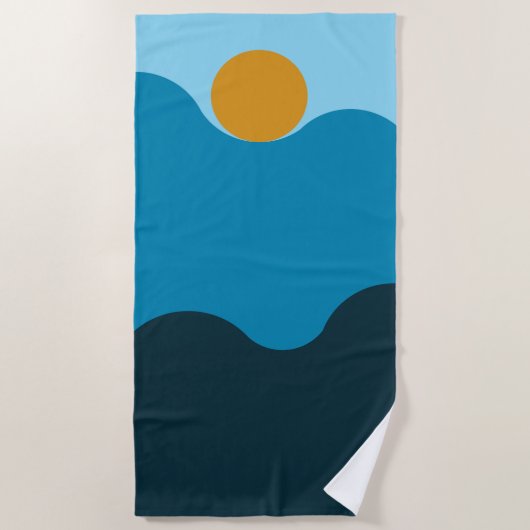 Sunny Cotton Beach Towel Strandlaken (Voorkant)