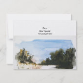 SUNNY COUNTRYSIDE IN TUSCANY KAART (Achterkant)