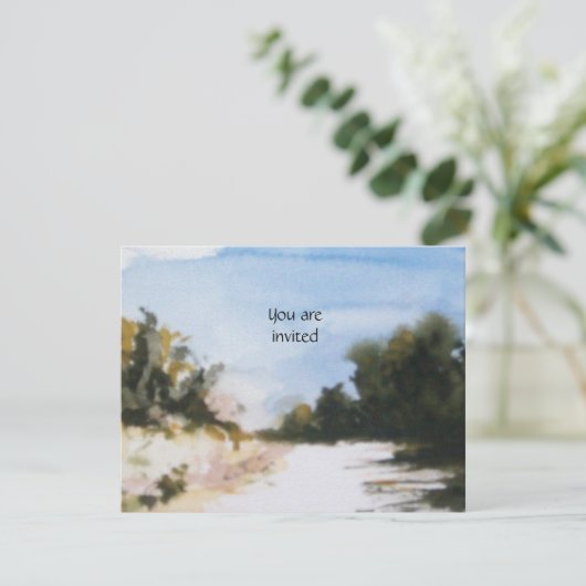 SUNNY COUNTRYSIDE IN TUSCANY KAART (Staand voorkant)