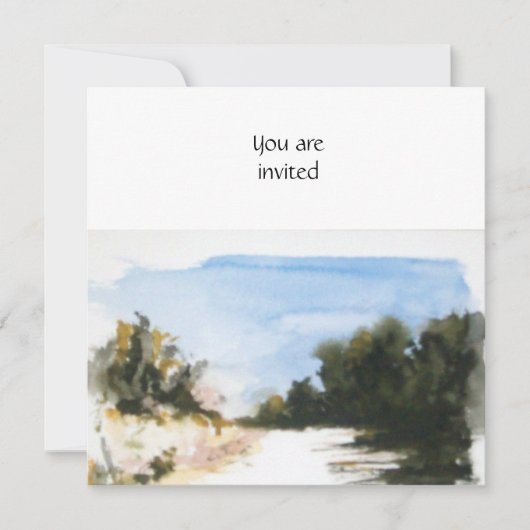 SUNNY COUNTRYSIDE IN TUSCANY KAART (Voorkant)