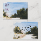 SUNNY COUNTRYSIDE IN TUSCANY VISITEKAARTJE (Voorkant / Achterkant)