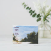 SUNNY COUNTRYSIDE IN TUSCANY VISITEKAARTJE (Staand voorkant)