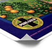 Sunny Cove merk Redland Foothill Groves Label Poster (Hoek)