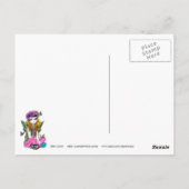 "Sunny" Cute Rainbow Butterfly Fairy Art Briefkaar Briefkaart (Achterkant)