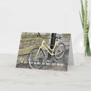 SUNNY CYCLE WENSKAART BEDANKKAART