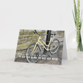 SUNNY CYCLE WENSKAART BEDANKKAART