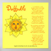 Sunny Daffodil - Poster (Voorkant)