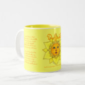 Sunny Daffodil - Two Tone Mok (geel) #3 (Voorkant links)