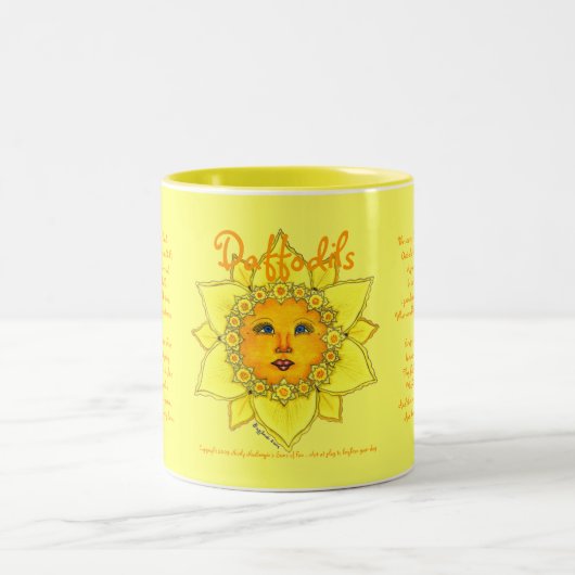 Sunny Daffodil - Two Tone Mok (geel) #3 (Center)