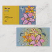 Sunny Daffodil Visitekaartjes (Voorkant / Achterkant)