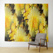 Sunny Dahlias... Wandkleed (In Situ (horizontaal))