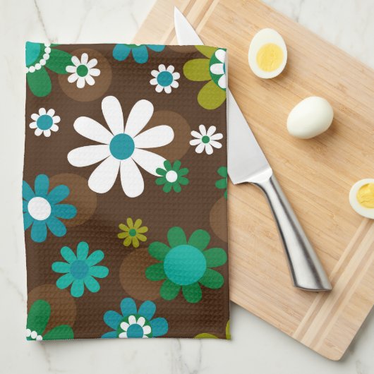 Sunny Daises Kitchen Towel Theedoek (Quarter Fold)
