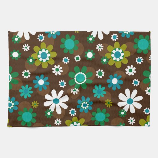 Sunny Daises Kitchen Towel Theedoek (Horizontaal)