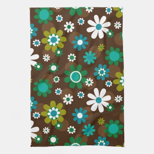Sunny Daises Kitchen Towel Theedoek (Verticaal)