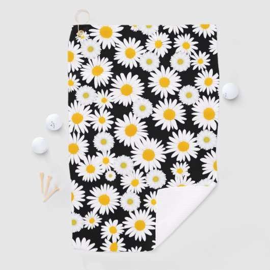 Sunny Daisies Golfhanddoek (Insitu)