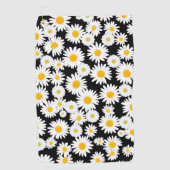 Sunny Daisies Golfhanddoek (Voorkant)